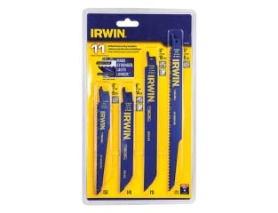 IRWIN® Bi-Metal Reciprocating Blade Set, 11 Piece IRW4935496