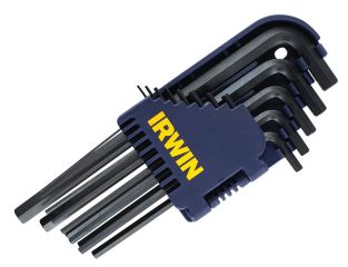 IRWIN® T10755 Short Arm Hex Key Set, 10 Piece (1.5-10mm) IRWT10755