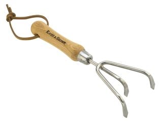 Kent & Stowe Stainless Steel Hand 3-Prong Cultivator, FSC® K/S70100087