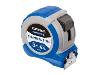 Komelon Stainless Steel PowerBlade™ Pocket Tape 5m/16ft (Width 27mm) KOMIPT57E