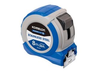 Komelon Stainless Steel PowerBlade™ Pocket Tape 8m/26ft (Width 27mm) KOMIPT87E