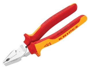 Knipex VDE High Leverage Combination Pliers 180mm KPX0206180