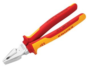 Knipex VDE High Leverage Combination Pliers 225mm KPX0206225