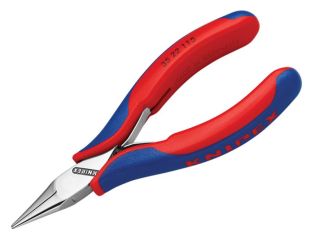 Knipex Electronics Half Round Jaw Pliers Multi-Component Grip 115mm KPX3522115