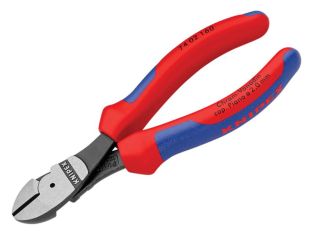 Knipex High Leverage Diagonal Cutters Multi-Component Grip 160mm (6.1/4in) KPX7402160