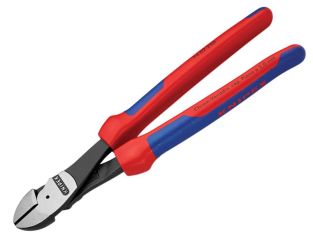 Knipex High Leverage Diagonal Cutters Multi-Component Grip 250mm (10in) KPX7402250