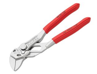 Knipex Mini Pliers Wrench PVC Grips 125mm - 23mm Capacity KPX8603125