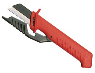 Knipex Cable Knife with Hinged Blade Guard KPX9856