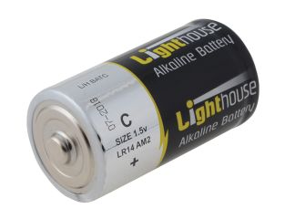 Lighthouse C LR14 Alkaline Batteries 6200 mAh (Pack 2) L/HBATC