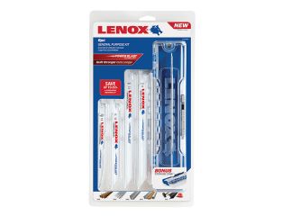 LENOX General-Purpose Reciprocating Saw Blade Kit, 9 Piece LEN121439KPE
