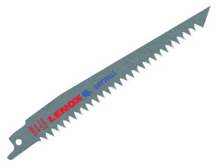 LENOX 14821-6J6R Drywall Reciprocating Saw Blade 150mm 6 TPI LEN148216J6R