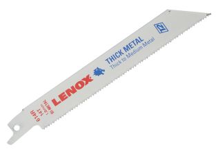 LENOX 20564-614R Metal Cutting Reciprocating Saw Blades Pack of 5 150mm 14tpi LEN20564