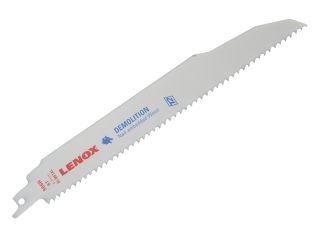 LENOX 20598-966R Demolition Reciprocating Saw Blades 225mm 6 TPI (Pack 2) LEN20598