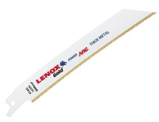 LENOX 614GR Gold® Metal Cutting Reciprocating Saw Blades 150mm 14 TPI (Pack 5) LEN614GR