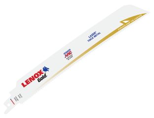 LENOX 9110GR Gold® Extreme Reciprocating Saw Blades 229mm 10 TPI (Pack 5) LEN9110GR