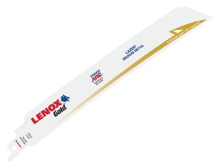 LENOX 9118GR Gold® Extreme Reciprocating Saw Blades 229mm 18 TPI (Pack 5) LEN9118GR