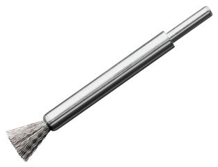 Lessmann End Brush with Shank 12 x 120mm, 0.30 Steel Wire LES458161