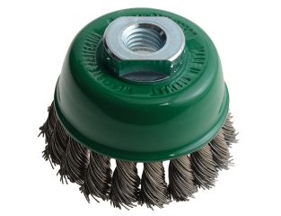 Lessmann Knot Cup Brush 65mm M14x2.0, 0.50 Stainless Steel Wire LES482817