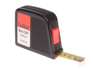 Crescent Lufkin® YU838CME Unilok Pocket Tape 8m/26ft (Width 19mm) LUFYU838