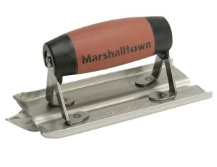 Marshalltown M180D Stainless Steel Groover Trowel DuraSoft® Handle 6 x 3in M/T180D