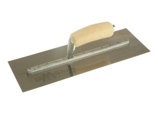 Marshalltown MXS73SS Cement Trowel Stainless Steel Wooden Handle 14 x 4.3/4in M/TMXS73SS
