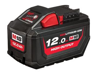Milwaukee Power Tools M18 HB12 HIGH OUTPUT™ Slide Battery Pack 18V 12.0Ah Li-ion MILM18B12