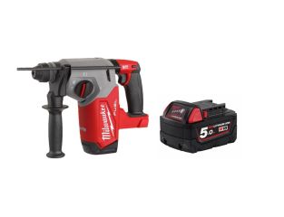 Milwaukee M18 Fuel 18v 4-Mode SDS+ Rotary Hammer Drill M18FH-0 with 18v 5ah Battery