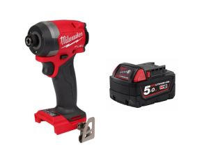 Milwaukee M18 Fuel 18v 1/4" Hex Brushless Impact Driver Gen 4 with 1 x 5ah Battery