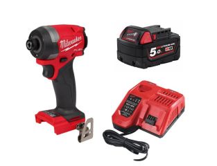Milwaukee M18 Fuel 18v 1/4" Hex Brushless Impact Driver Gen 4 with 1 x 5ah Battery and Charger
