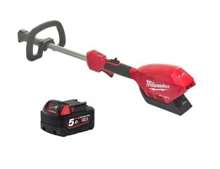 Milwaukee M18 Fuel Outdoor Power Head with QUIK-LOK with 1 x 5ah Battery