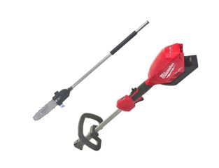 Milwaukee M18 Fuel Outdoor Power Head with QUIK-LOK and ChainSaw Attachment