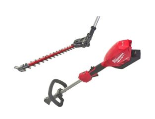 Milwaukee M18 Fuel Outdoor Power Head with QUIK-LOK and Hedge Trimmer Attachment
