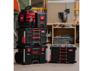 Milwaukee PACKOUT KIT 3 with 3 & 4 Drawer Cases, Compact Case & Bag