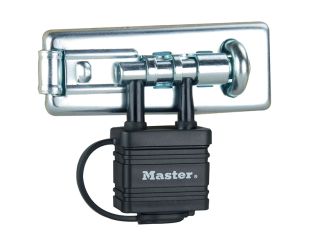 Master Lock Bolt Hasp with Integrated Lock 110mm MLK471