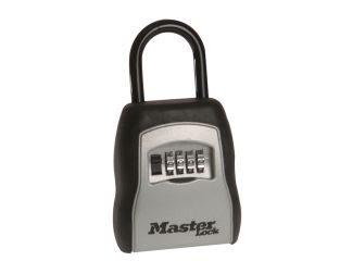 Master Lock 5400E Portable Shackled Combination Key Lock Box (Up To 3 Keys) MLK5400E
