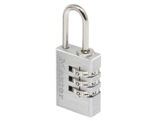 Master Lock Aluminium 20mm 3-Digit Combination Padlock MLK7620