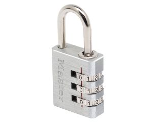 Master Lock Aluminium 30mm 3-Digit Combination Padlock MLK7630
