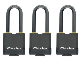 Master Lock Excell™ Weather Tough 45mm Padlock 4-Pin- Keyed Alike x 3 MLKM115TRILF