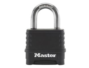 Master Lock Excell™ 4-Digit Black Finish Combination 50mm Padlock MLKM178
