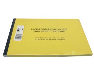 Monument 532P Gas Safe® Landlords Gas Safety Record Pad of 50 MON532