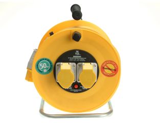 Masterplug Cable Reel 110V 16A Thermal Cut-Out 50m MSTLVCT50162