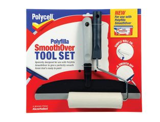 Polycell SmoothOver Tool Set Roller & Spreader PLCSOTS2