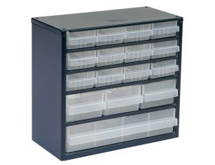 Raaco 616-123 Metal Cabinet 16 Drawer RAA137560