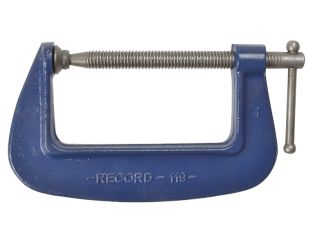 IRWIN® Record® 119 Medium-Duty Forged G-Clamp 100mm (4in) REC1194