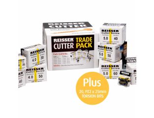 Reisser Cutter Trade Pack inc x2x 5mm PZ Bits R2CUTTER TRADE