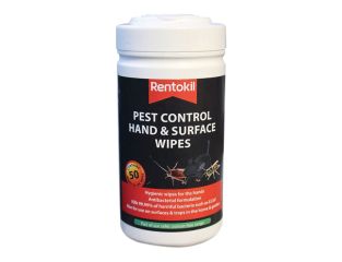 Rentokil Pest Control Hand & Surface Wipes RKLFPW44