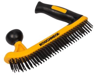 Roughneck Two Handed Wire Brush Soft-Grip ROU52052