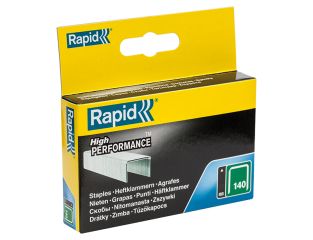 Rapid 140/10 10mm Galvanised Staples Box 2000 RPD14010