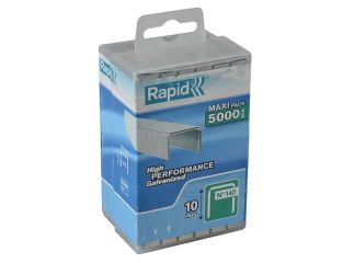 Rapid 140/10 10mm Galvanised Staples Poly Pack 5000 RPD14010PP