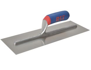 R.S.T. Plasterer's Finishing Trowel Stainless Steel Soft Touch Handle 11 x 4.1/2in RSTRTR11SSD